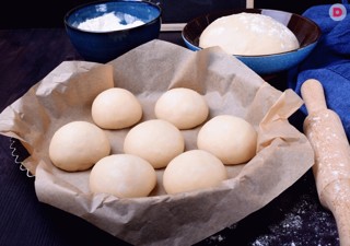 Тесто для булочек - рецепты приготовления