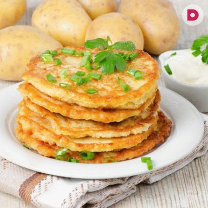 Блюда  белорусской кухни: драники из картофеля
