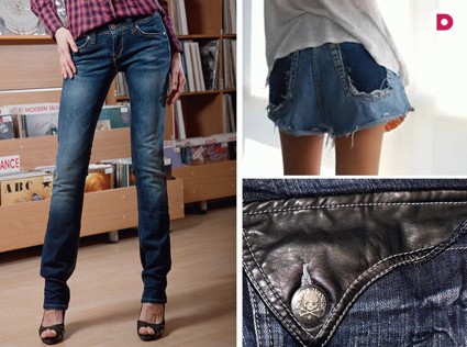 Модная переделка: карманы на джинсах