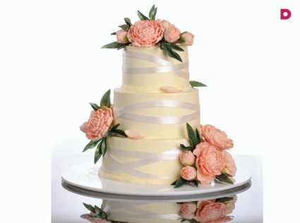 Роскошный свадебный торт