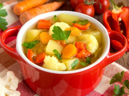 Овощной  суп для похудения