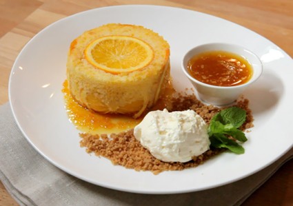 Апельсиновый пирог с кремом Шантильи