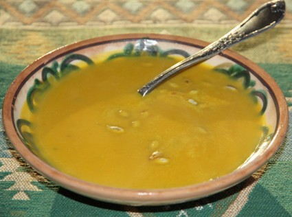 Пряный тыквенный суп
