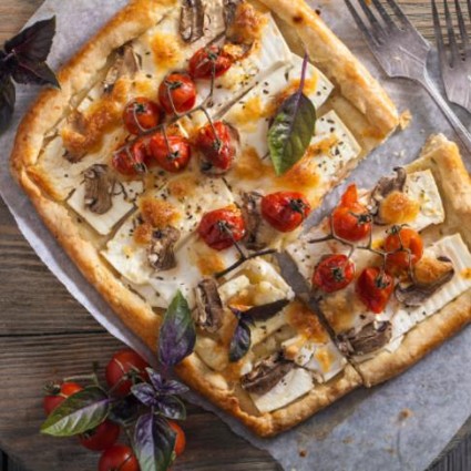 Итальянский заливной пирог с сыром моцарелла от Александра Селезнева