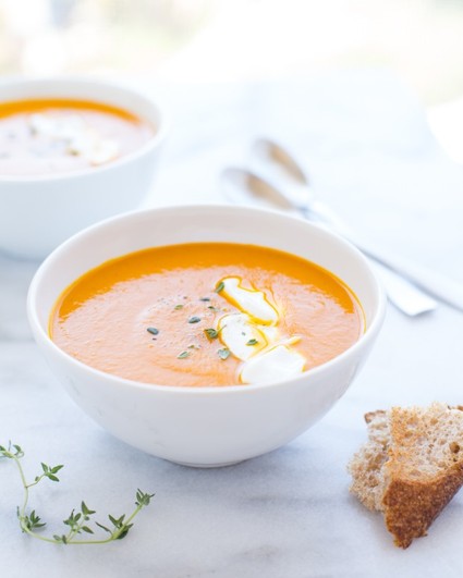 Рецепт дня: морковный суп с имбирем
