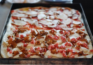 Быстрое тесто для пиццы без дрожжей (+пицца)
